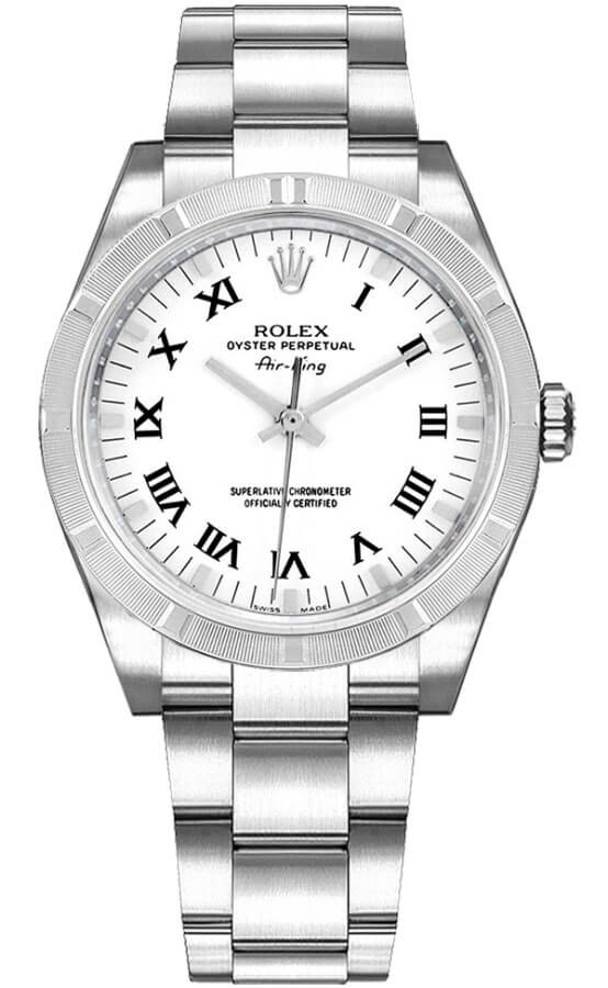 Rolex Oyster Perpetual Self winding Automatic White Watch 114210-WHTRSO 