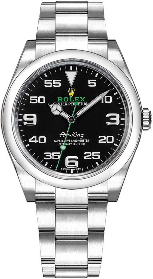 Rolex Oyster Perpetual Self winding Automatic Black Mens Watch 116900-0001 