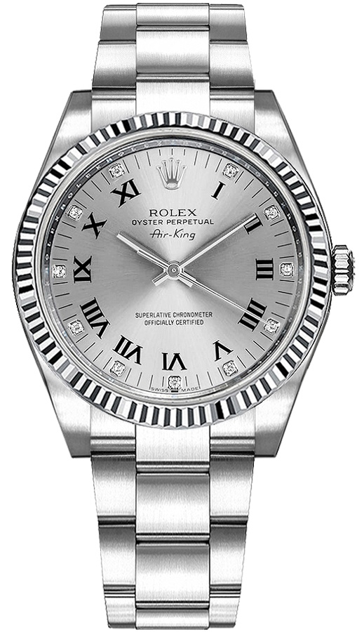 Rolex Oyster Perpetual Self winding Automatic Silver Ladies Watch 114234-SLVDRO 