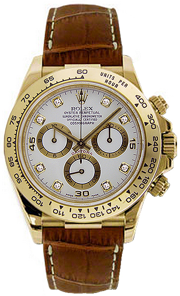 Rolex Cosmograph Daytona Self winding Automatic White Mens Watch 116518-WHTDBR 