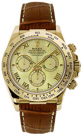 Rolex Cosmograph Daytona Self winding Automatic Yellow Mens Watch 116518-YMOPRBR 