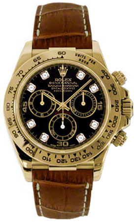 Rolex Cosmograph Daytona Self winding Automatic Black Mens Watch 116518-BLKDBR 