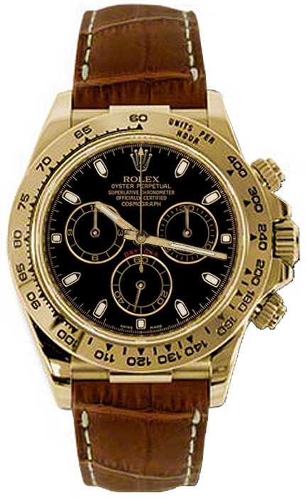 Rolex Cosmograph Daytona Self winding Automatic Black Mens Watch 116518-BLKSBR 