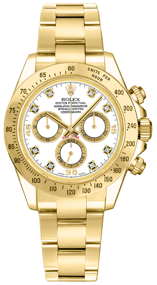 Rolex Cosmograph Daytona Self winding Automatic White Mens Watch 116528-0034 