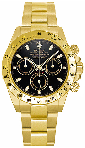 Rolex Cosmograph Daytona Self winding Automatic Black Mens Watch 116528-0035 
