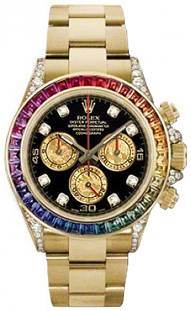 Rolex Cosmograph Daytona Self winding Automatic Black Mens Watch 116598-RBOW 