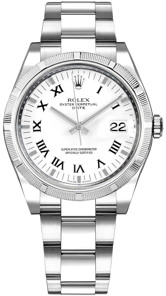 Rolex Oyster Perpetual Self winding Automatic White Watch 115210-WHTRSO 