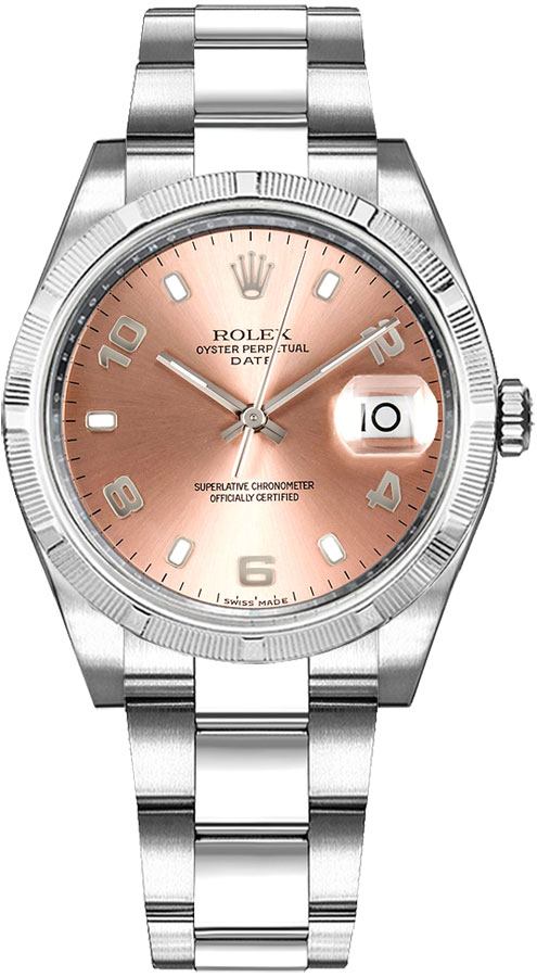 Rolex Oyster Perpetual Self winding Automatic Chronometer Pink Ladies Watch 115210-PNKASO 