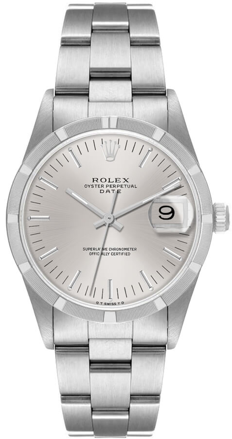 Rolex Oyster Perpetual Self winding Automatic Silver Ladies Watch 1501-SLVSO 