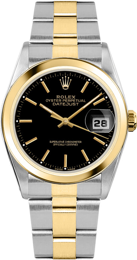 Rolex Oyster Perpetual Self winding Automatic Black Ladies Watch 15203-BLKSO 