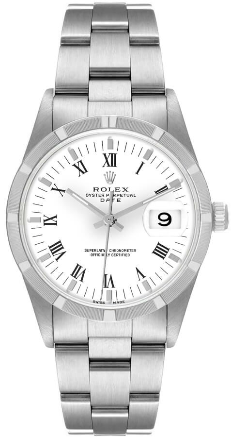 Rolex Oyster Perpetual Self winding Automatic White Ladies Watch 15210-WHTRSO 