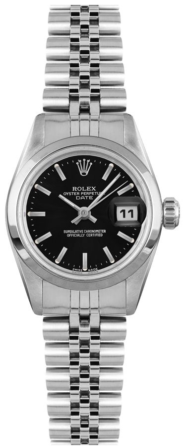 Rolex Oyster Perpetual Self winding Automatic Black Ladies Watch 69160-BLKSJ 