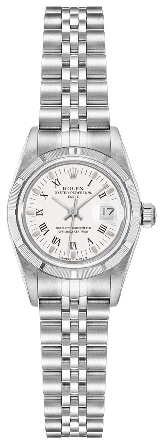 Rolex Oyster Perpetual Self winding Automatic White Ladies Watch 69190-WHTRSJ 