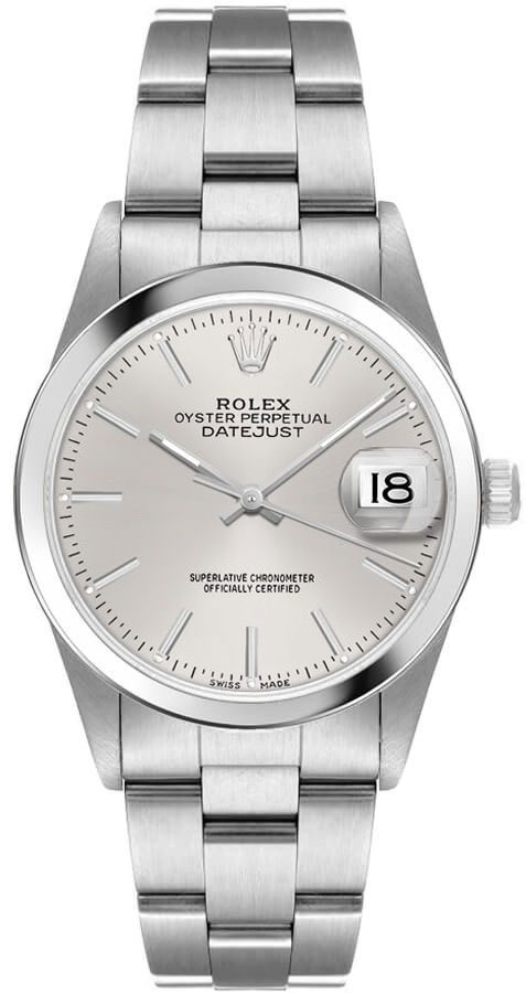 Rolex Oyster Perpetual Self winding Automatic Silver Mens Watch 15200-SLVSO 