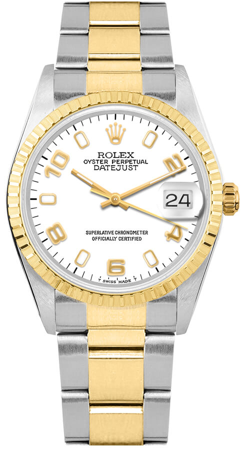 Rolex Oyster Perpetual Self winding Automatic White Unisex Watch 15223-WHTASO 