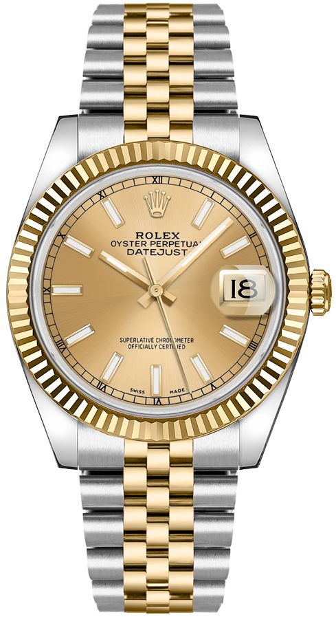 Rolex Datejust Self winding Automatic Champagne Watch 116233-0151 