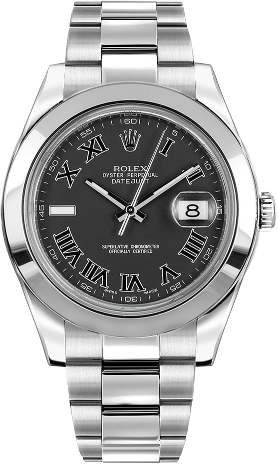 Rolex Datejust Self winding Automatic Grey Mens Watch 116300-0006 