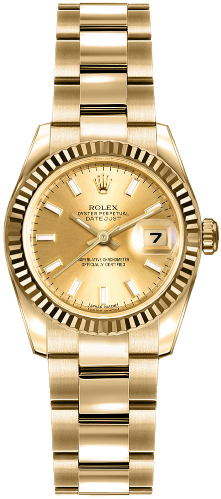 Rolex Lady-Datejust Self winding Automatic Grey Ladies Watch 179178-CHPSO 
