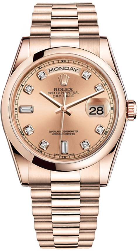 Rolex Day-Date Champagne Watch 118205-CHPDDP 