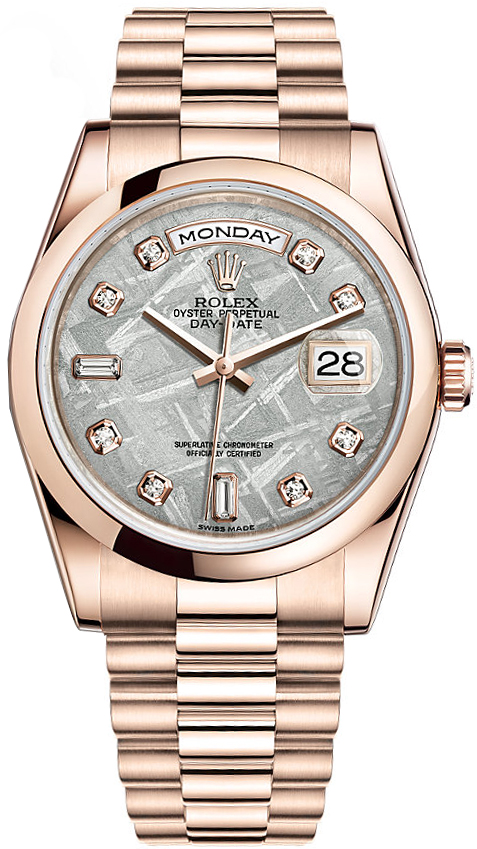 Rolex Day-Date Grey Watch 118205-MTRDDP 