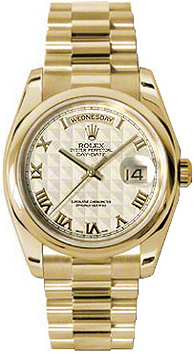 Rolex Day-Date Self winding Automatic Ivory Unisex Watch 118208-IVPRDP 