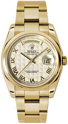 Rolex Day-Date Self winding Automatic Chronometer Ivory Unisex Watch 118208-IVPRDO 