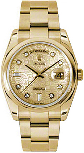 Rolex Day-Date Self winding Automatic Chronometer Champagne Unisex Watch 118208-0083 