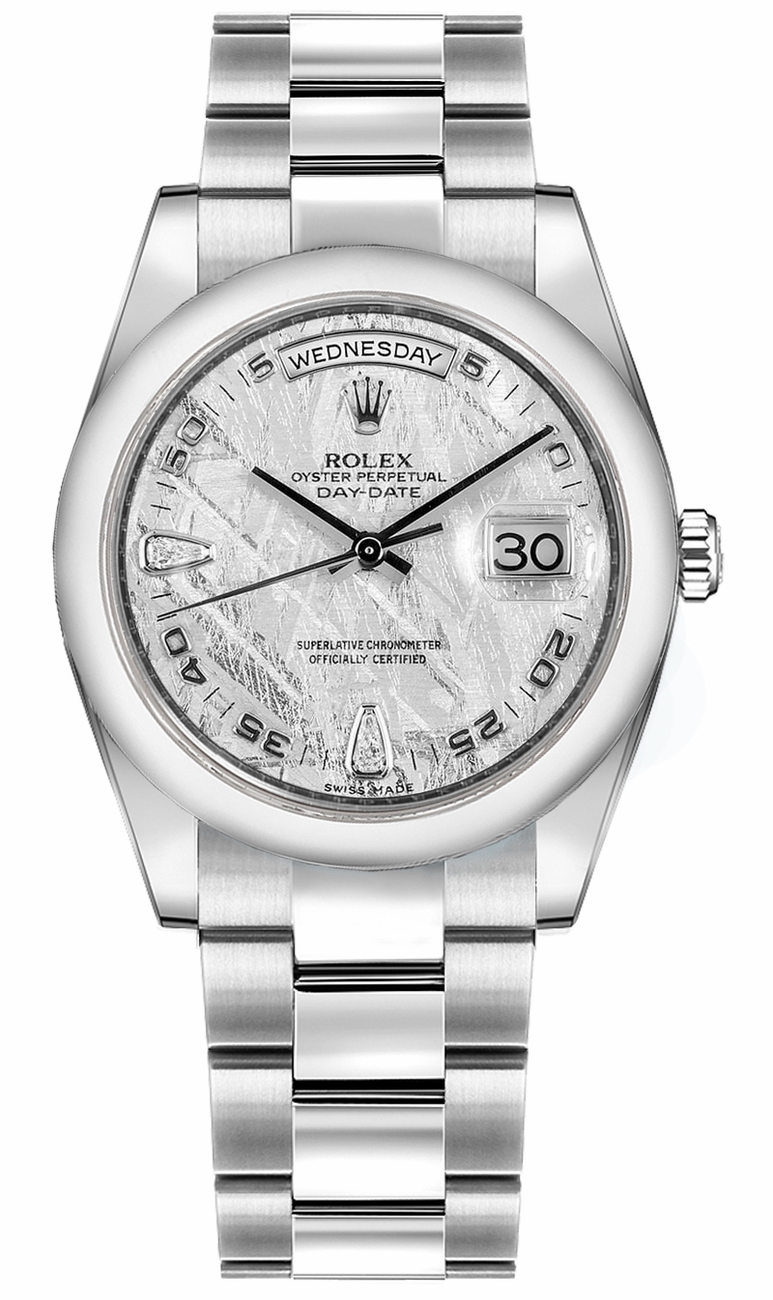 Rolex Day-Date Grey Watch 118209-METADO 