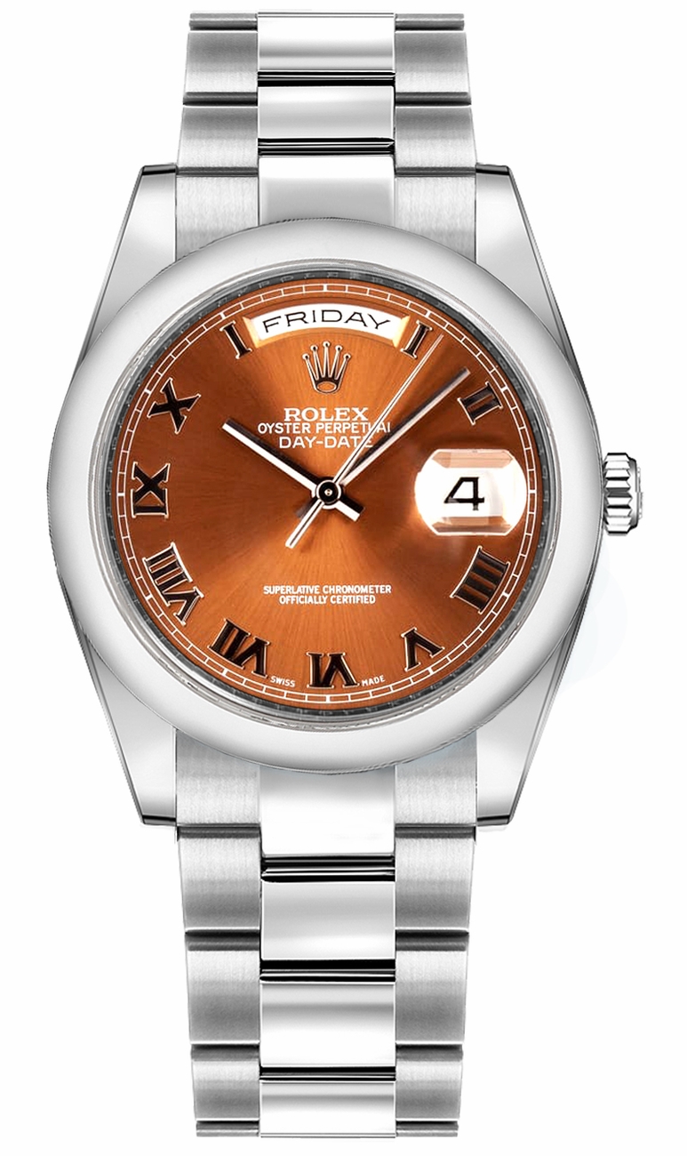 Rolex Day-Date Brown Watch 118209-CPRRO 
