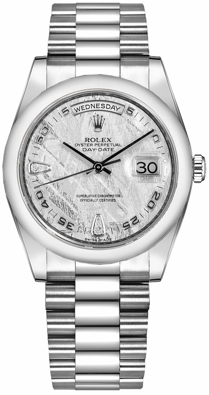 Rolex Day-Date Grey Watch 118209-METADP 
