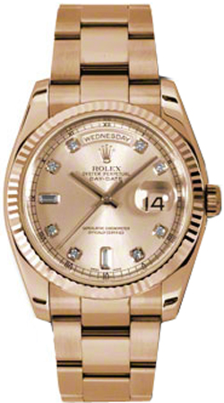 Rolex Day-Date Champagne Watch 118235-CHPDO 