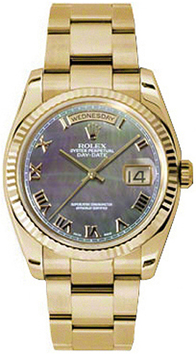 Rolex Day-Date Self winding Automatic Chronometer Black Watch 118238-BMOPRFO 
