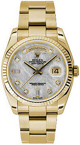 Rolex Day-Date Self winding Automatic Chronometer Grey Watch 118238-0227 