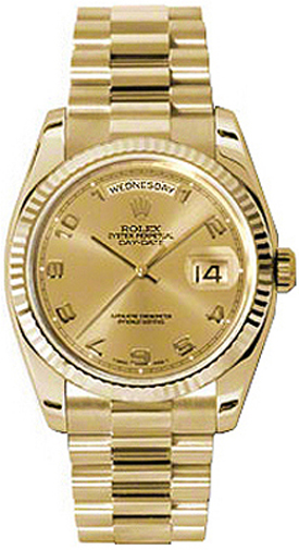 Rolex Day-Date Self winding Automatic Chronometer Champagne Watch 118238-CHPAFP 