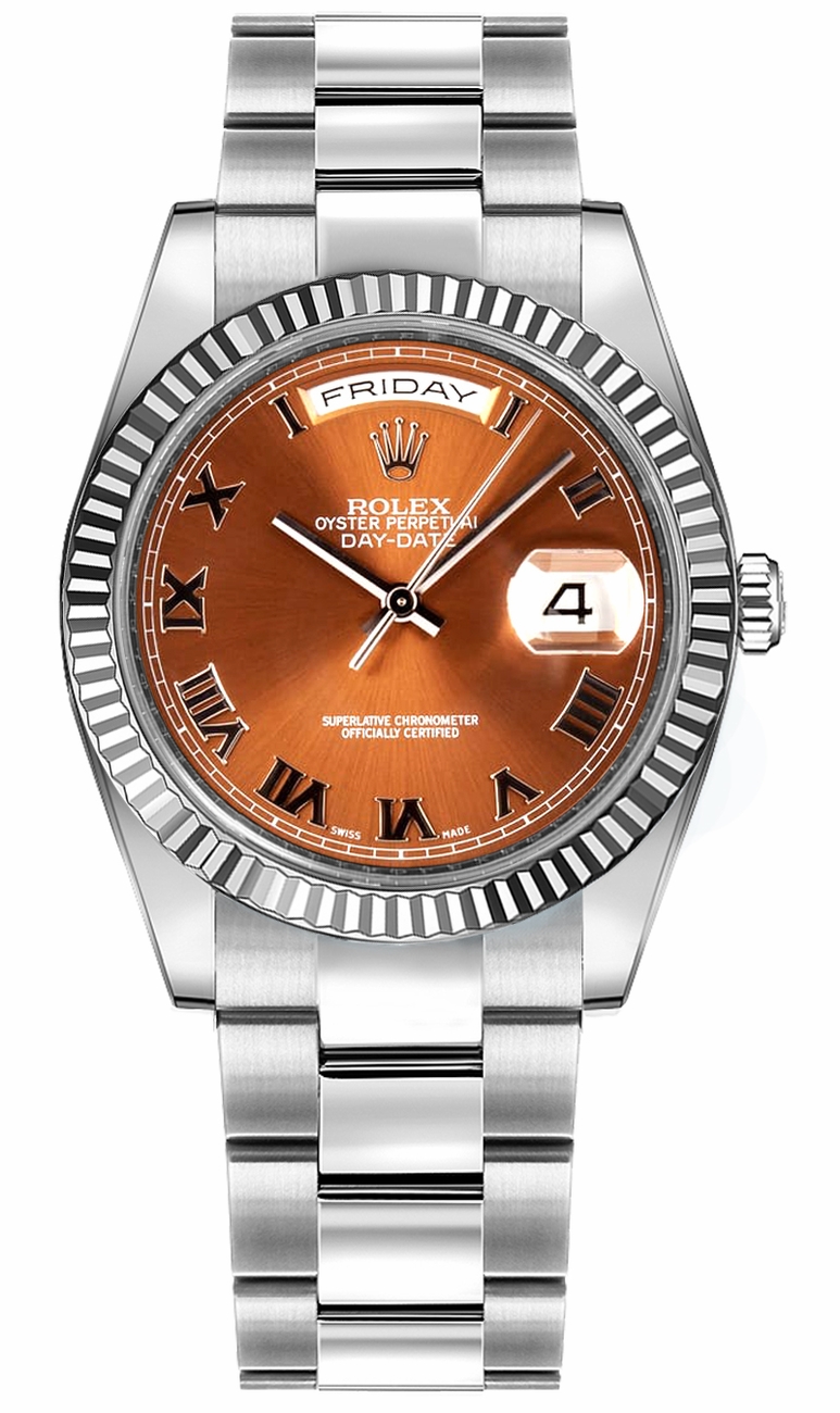 Rolex Day-Date Self winding Automatic Chronometer Chocolate Unisex Watch 118239-CPRRO 
