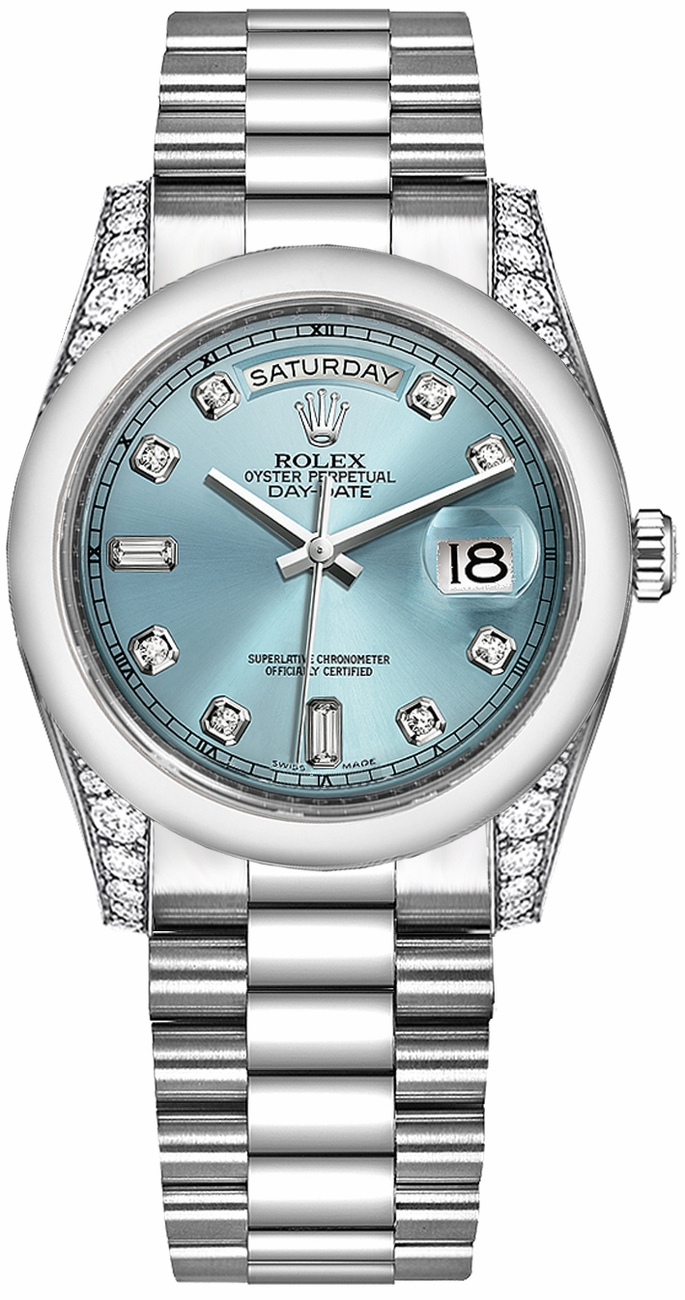 Rolex Day-Date Blue Watch 118296-BLUDP 