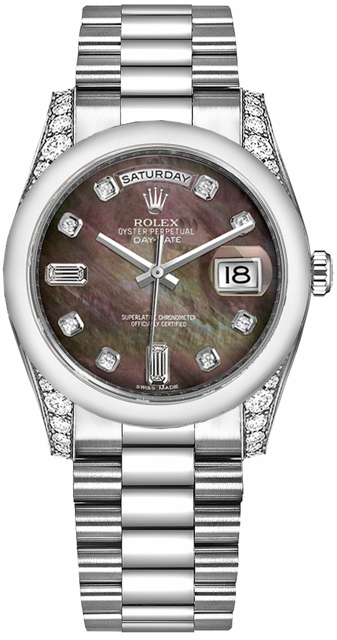 Rolex Day-Date Black Watch 118296-BMOPDP 