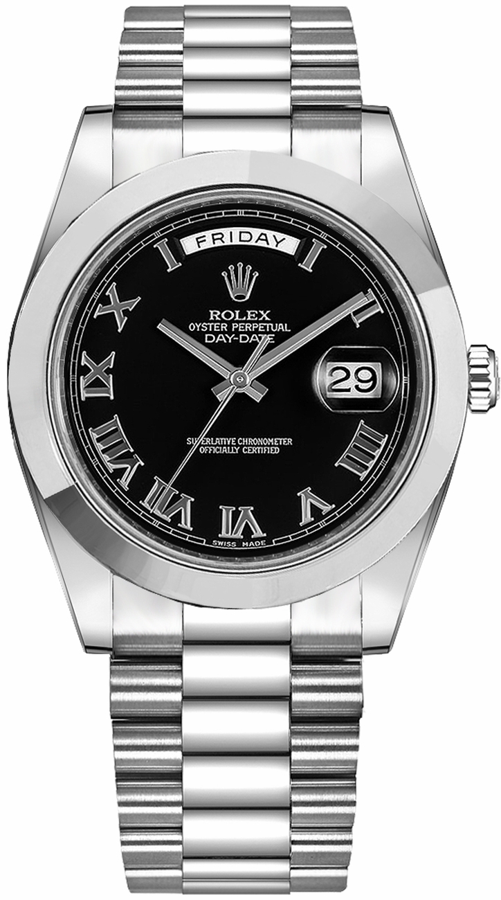 Rolex Day-Date Black Watch 218206-BLKRP 
