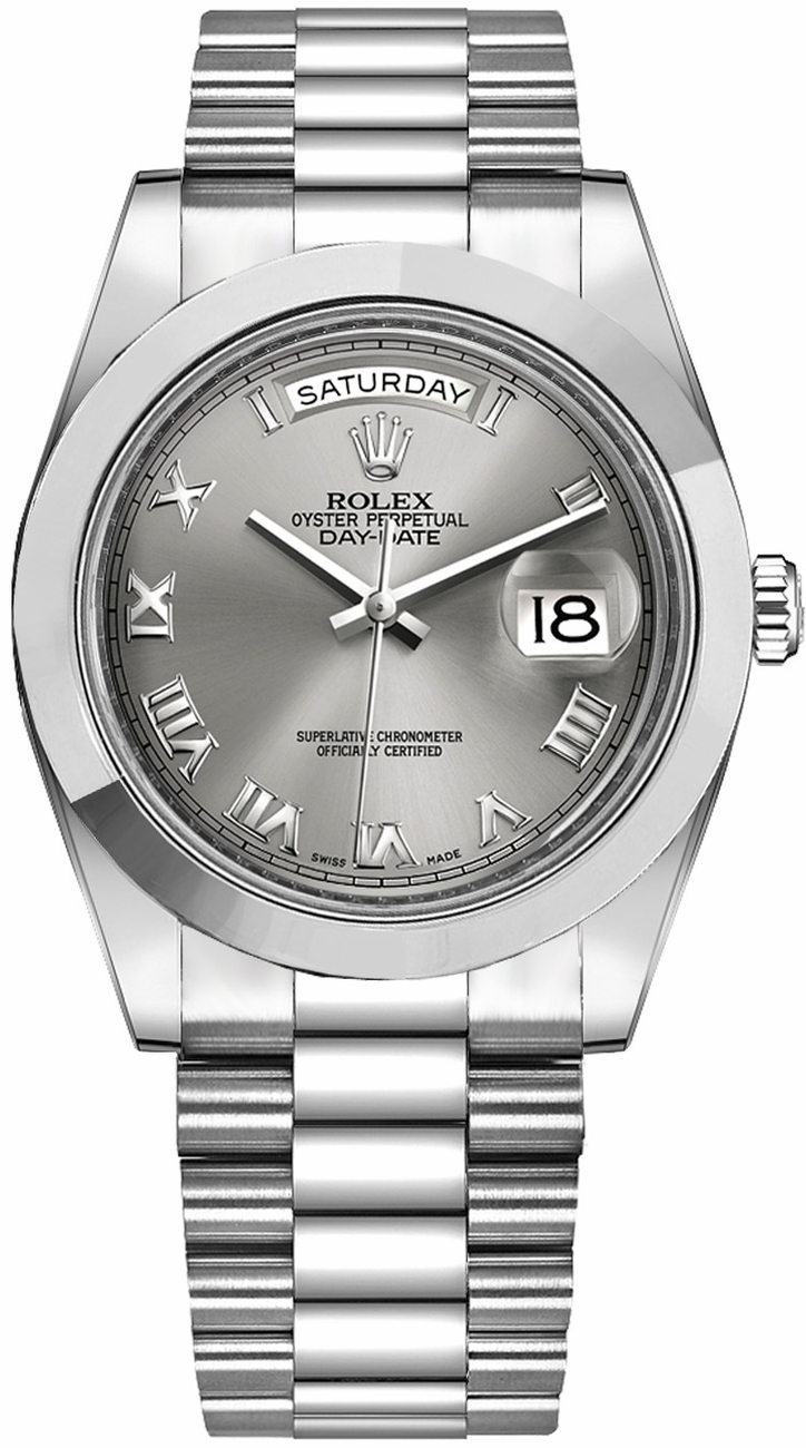 Rolex Day-Date Grey Watch 218206-RHDRP 