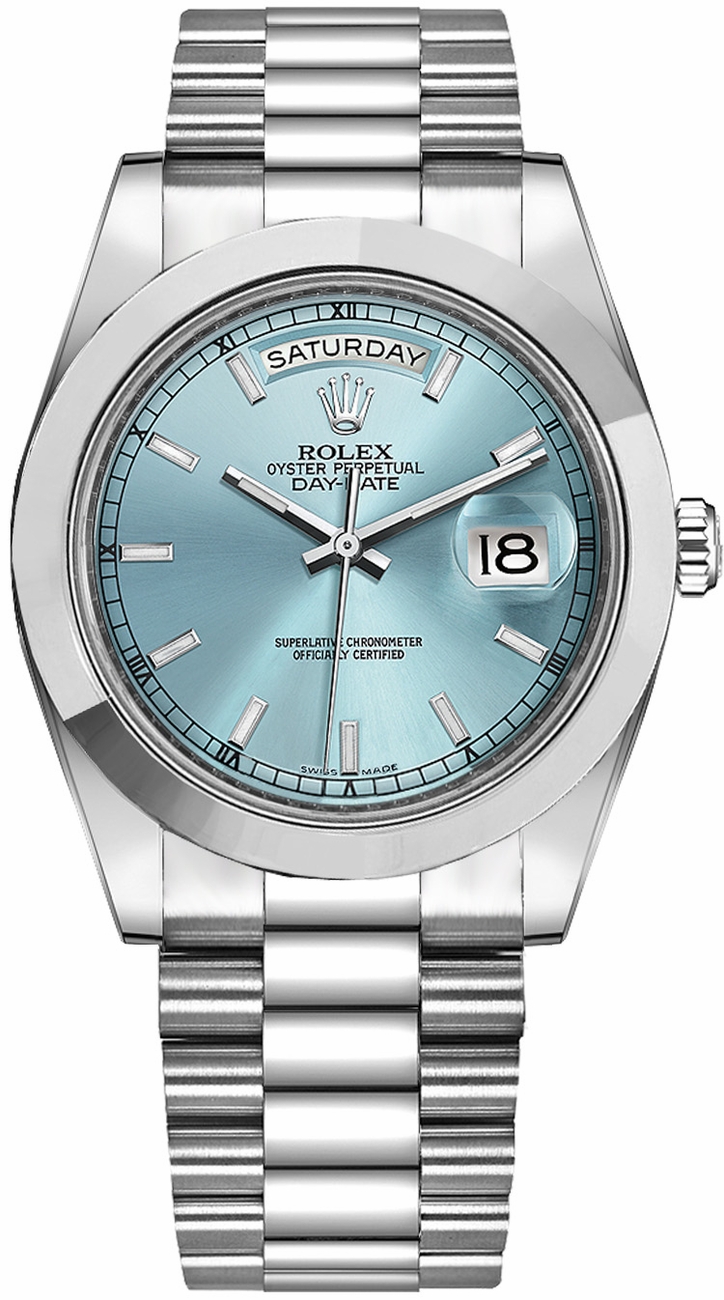 Rolex Day-Date Blue Watch 218206-BLUSP 