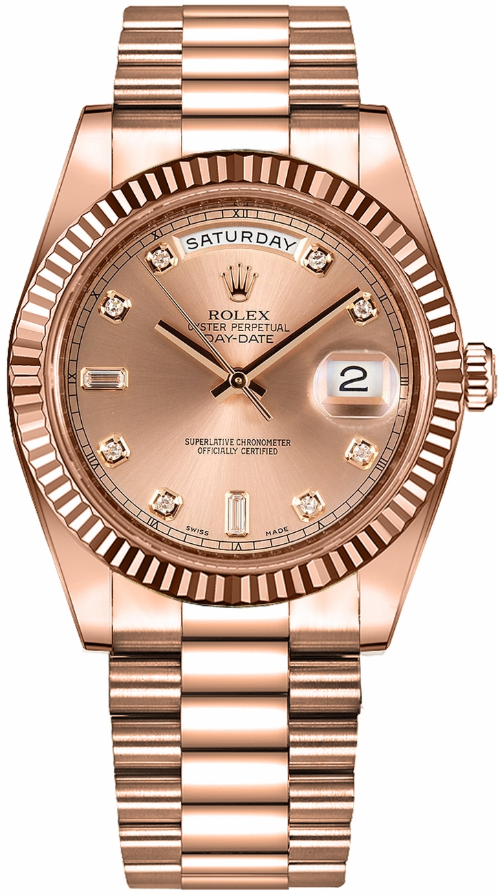 Rolex Day-Date Self winding Automatic Chronometer Champagne Watch 218235-0008 