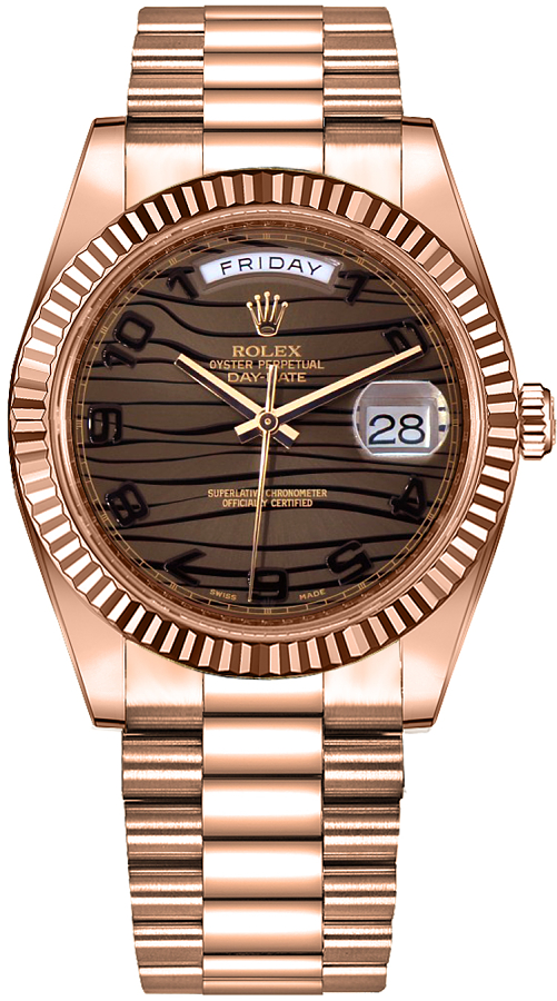 Rolex Day-Date Self winding Automatic Chronometer Bronze Mens Watch 218235-BRZAP 