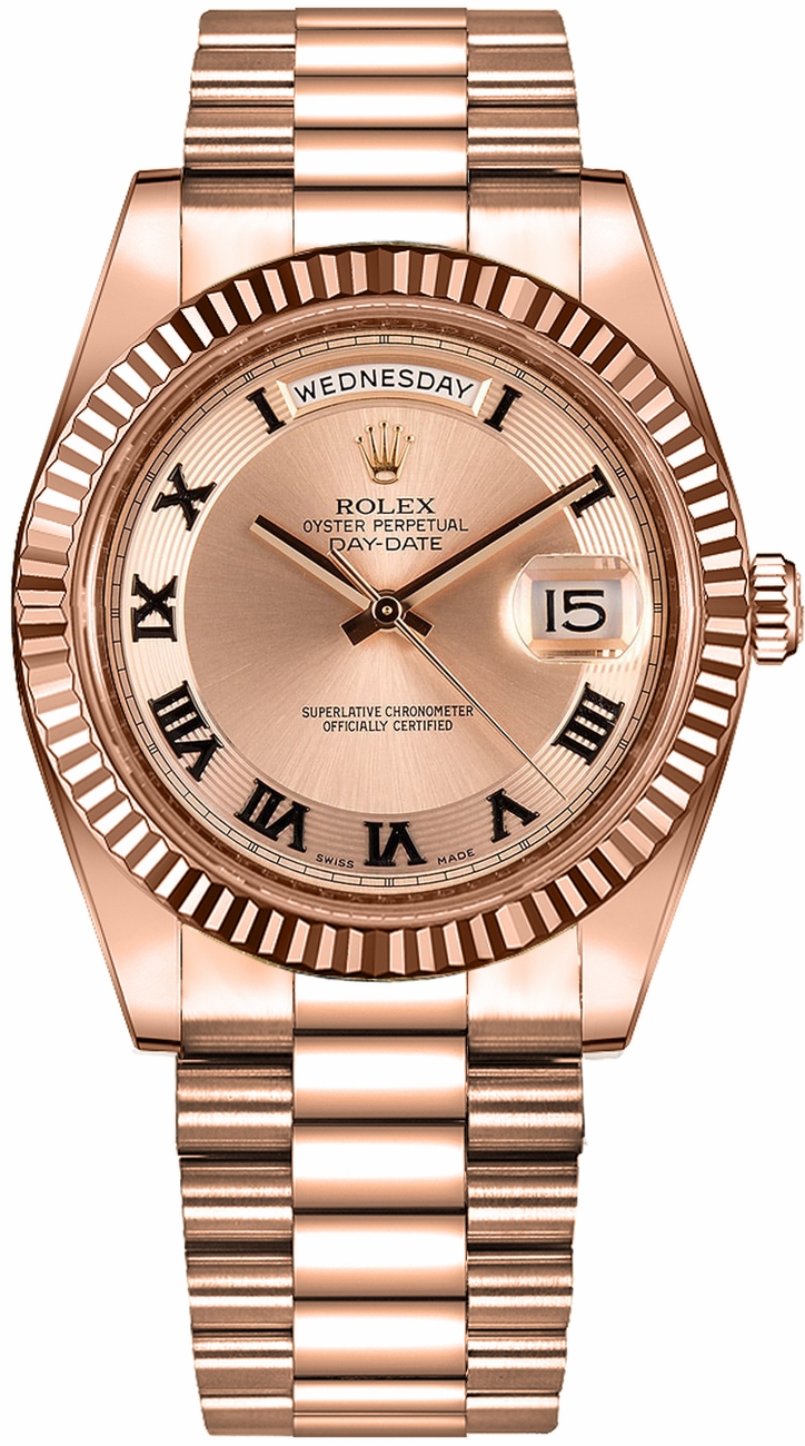 Rolex Day-Date Self winding Automatic Chronometer Champagne Mens Watch 218235-CHPCRP 