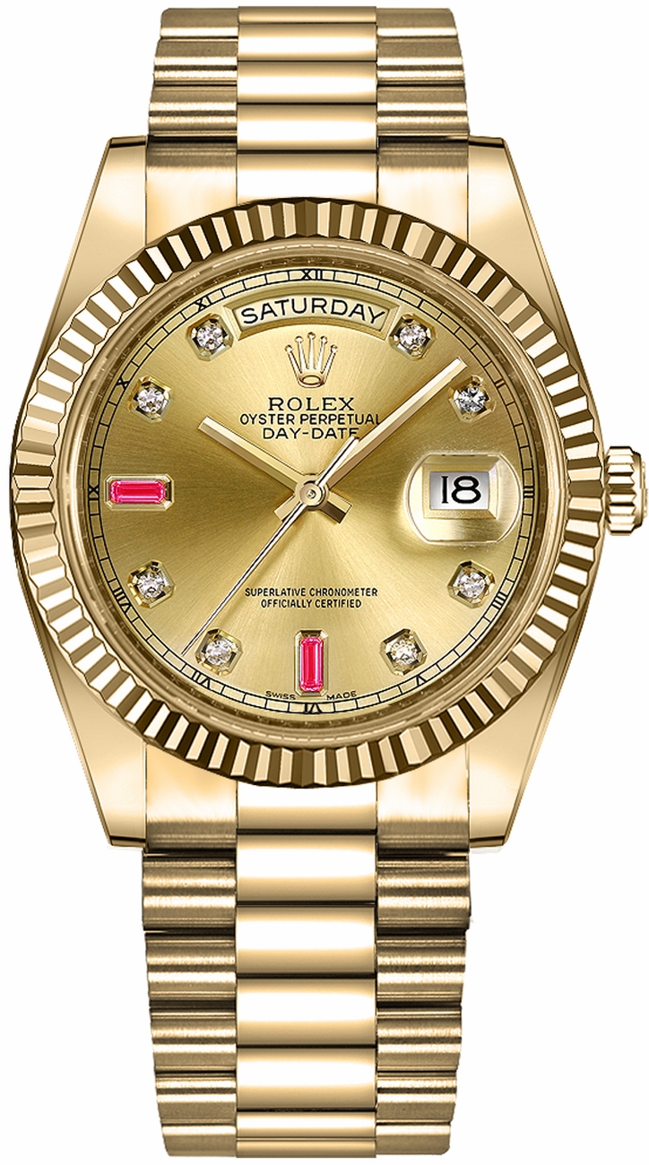 Rolex Day-Date Self winding Automatic Champagne Watch 218238-CHPBDP 