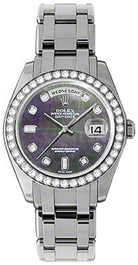 Rolex Day-Date Black Mens Watch 18946-BMOPDDO 