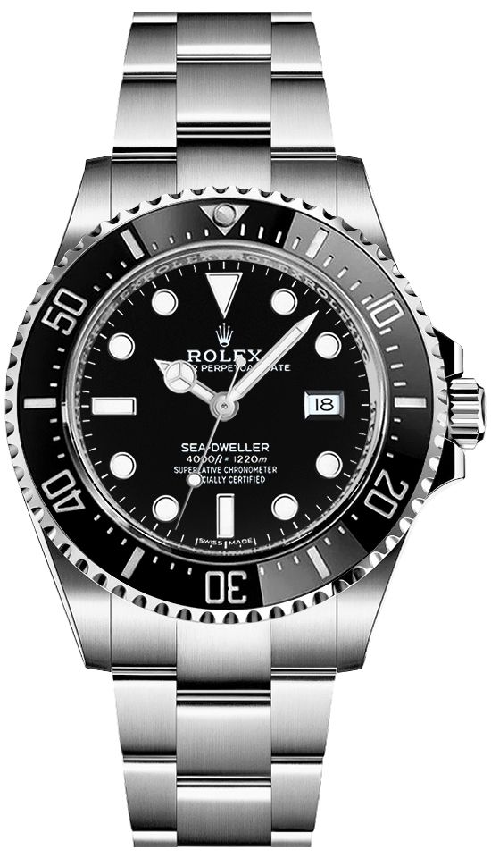 Rolex Sea-Dweller Self winding Automatic Black Mens Watch 116600-0003 