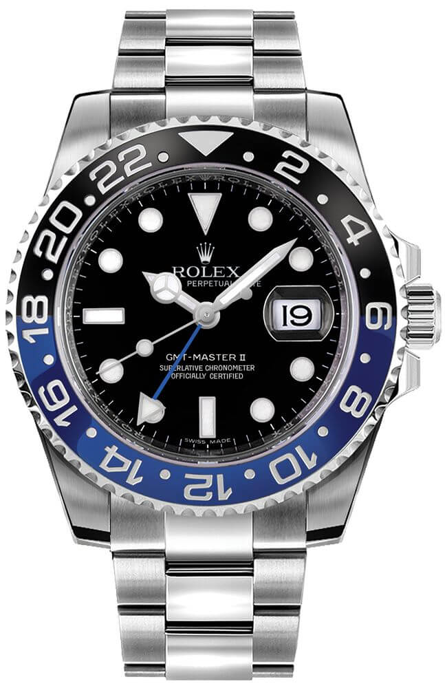 Rolex GMT-Master II Self winding Automatic Black Mens Watch 116710BLNR-0002-S 