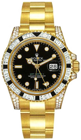 Rolex GMT-Master II Self winding Automatic Black Mens Watch 116758SANR 