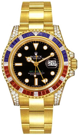 Rolex GMT-Master II Self winding Automatic Black Watch 116758SARU 