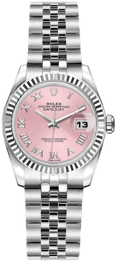 Rolex Lady-Datejust Self winding Automatic Pink Ladies Watch 179174-PNKRJ 